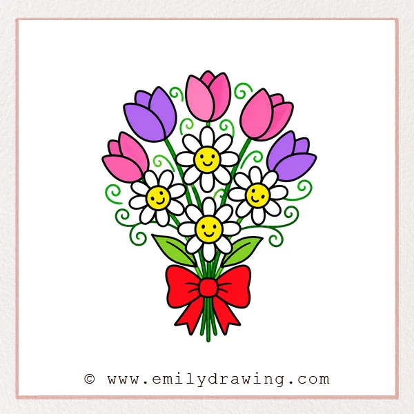 Preview of Spring Flowers drawing